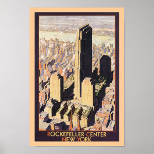 Rockefeller centrerar New York Poster