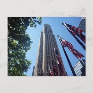 rockefeller flaggor vykort