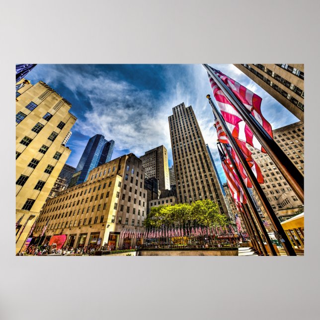 Rockefeller Plaza, 4 juli 2010 Poster (Framsidan)