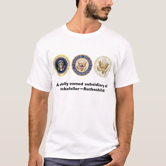 Rockefeller-Rothschild T-shirt (Framsida)