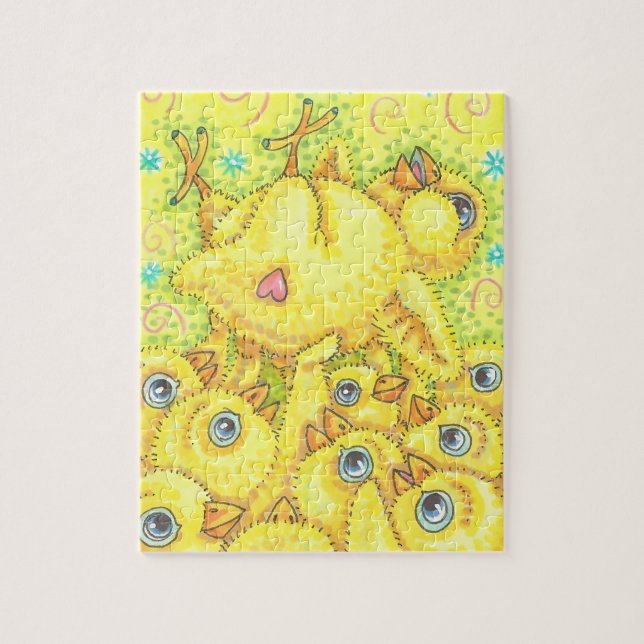 ROCKER BABY CHICK, VÅR MOSH PIT PUZZZLE PUSSEL (Vertikal)