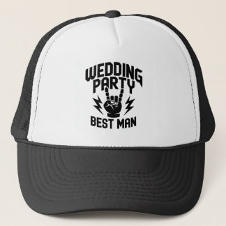 Rocker Best Man Hat Keps