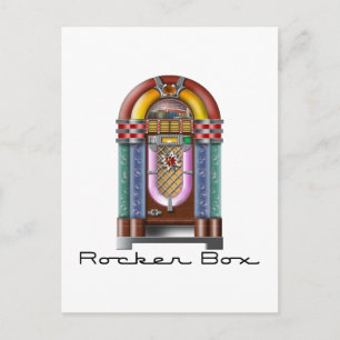 Rocker Box Jukebox Vykort