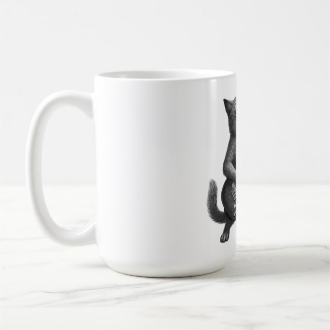 Rocker Cat Mug Kaffemugg (Vänster)