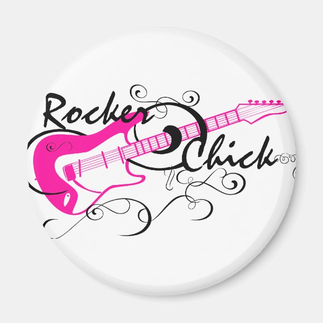 Rocker Chick Magnet (Framsidan)