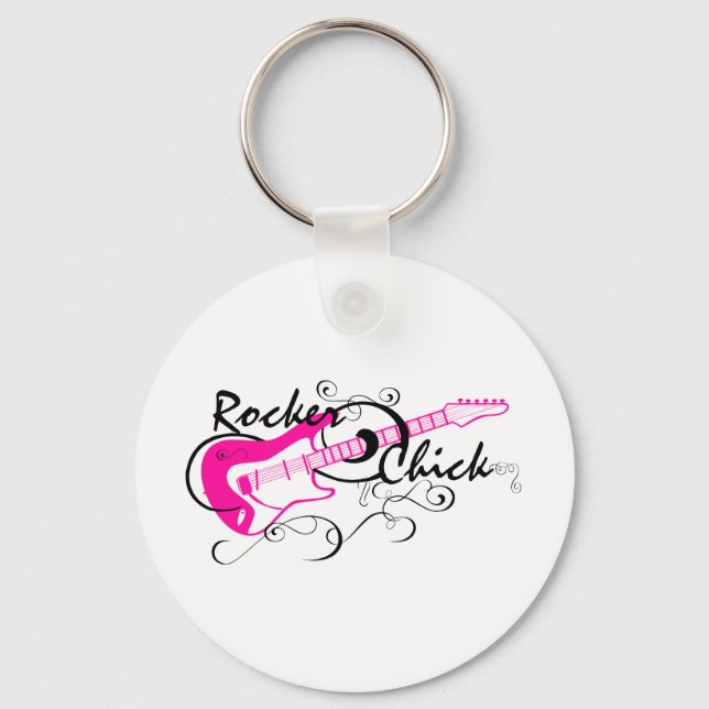 Rocker Chick Nyckelring (Framsida)