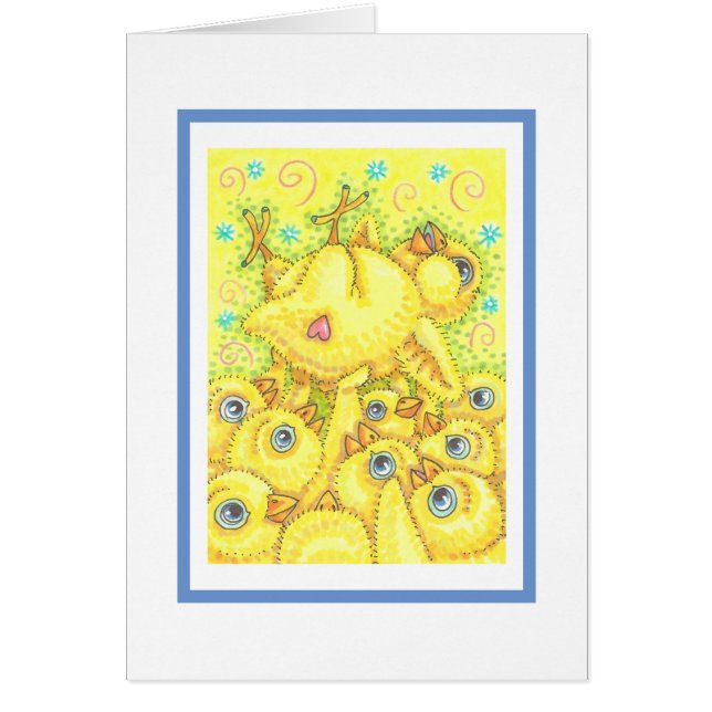 ROCKER CHICK, VÅR MOSH PIT NOTE GREETING CARD OBS KORT (Framsidan)