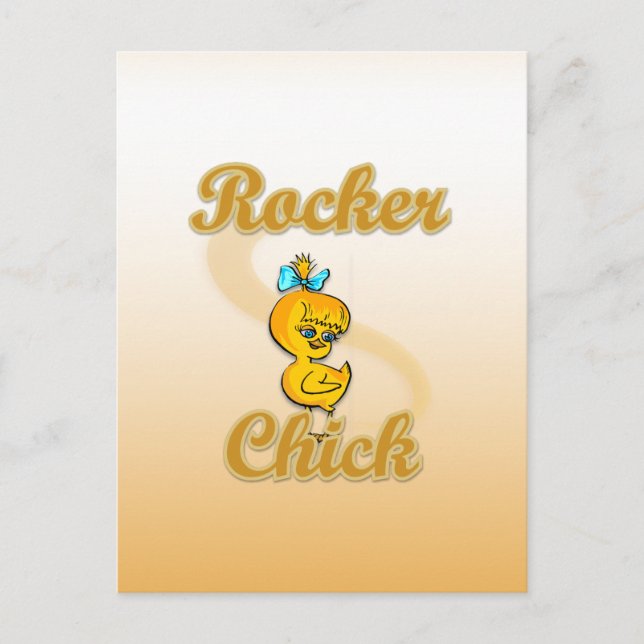 Rocker Chick Vykort (Framsida)