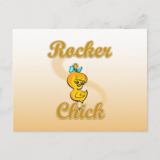 Rocker Chick Vykort (Framsida)