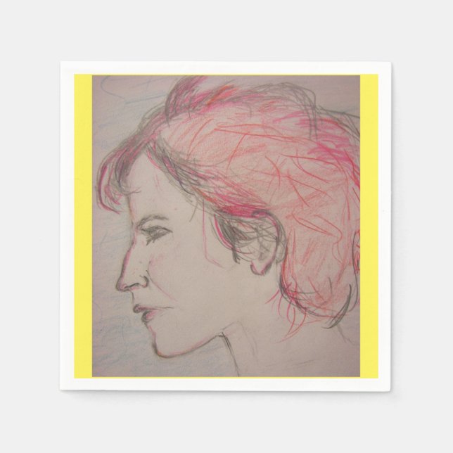 Rocker Girl Pappersservett (Framsidan)