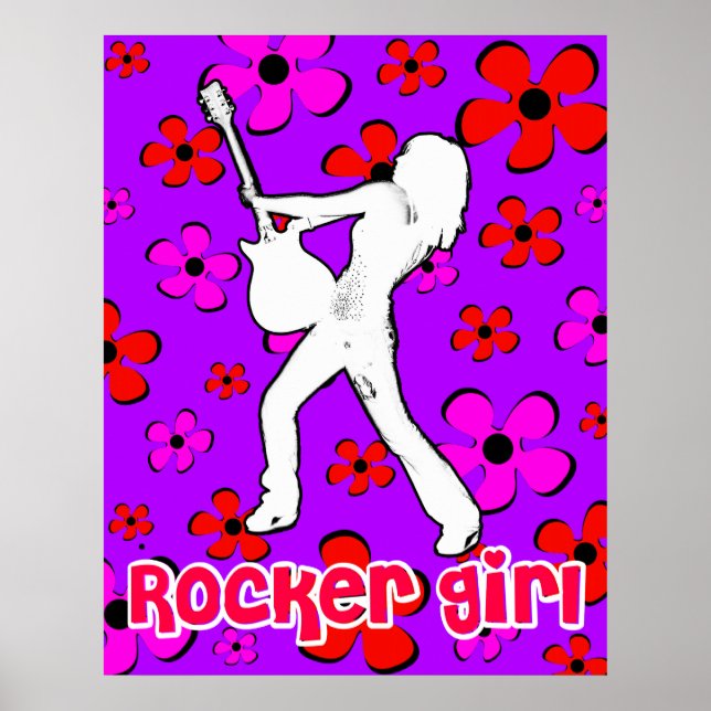 Rocker Girl Poster (Framsidan)