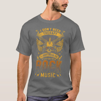 Rocker Music Drums Rock And Roll friend T Shirt