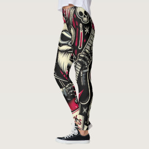 Rocker pappa jul leggings