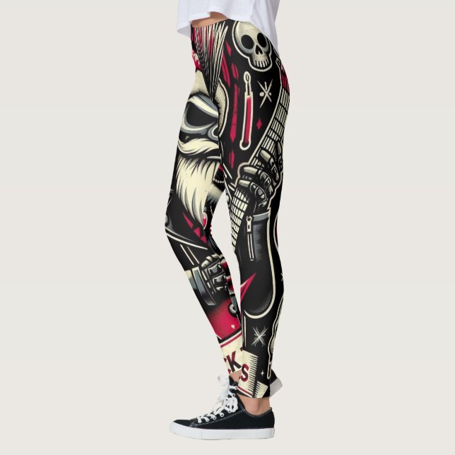 Rocker pappa jul  leggings (Vänster)