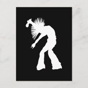Rocker Silhouette Vykort