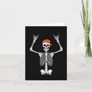 Rocker Skeleton Cap Skater Coola Halloween Punk Ro Kort