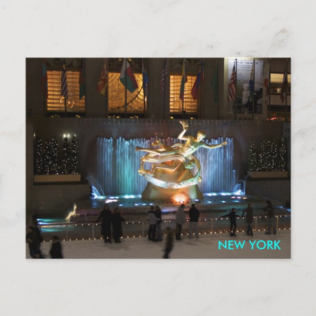 rockerfella vykort (Framsida)