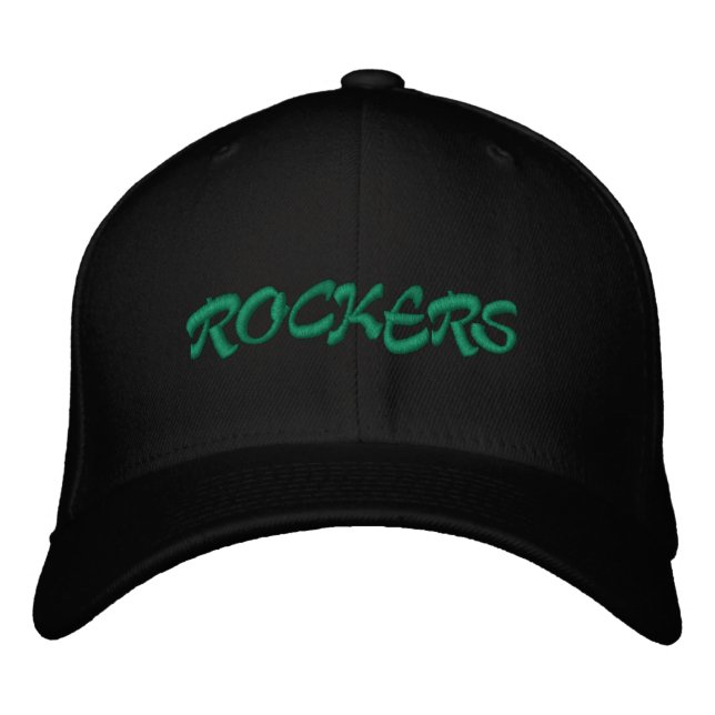 Rockers - Baseball Cap Broderad Keps (Framsida)