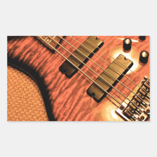 Rockers i hjärtat! rektangulärt klistermärke