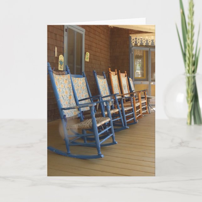 Rockers in a Row - Martha's Vineyard Kort (Framsida)