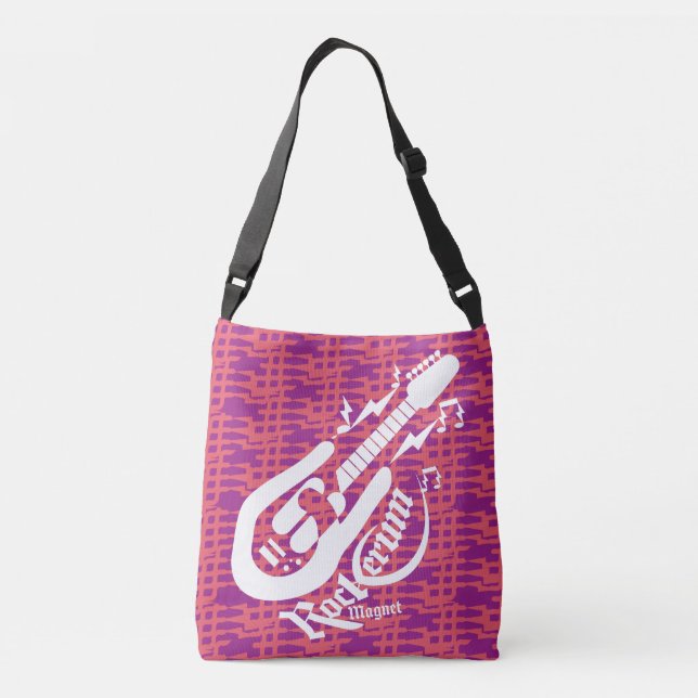 ROCKERUM MAGNET ROCK BY MASANSER PIXELAT AXELVÄSKA (Baksida)