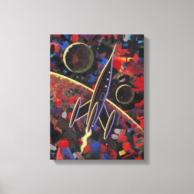 Rocket #55 canvastryck (Framsida)