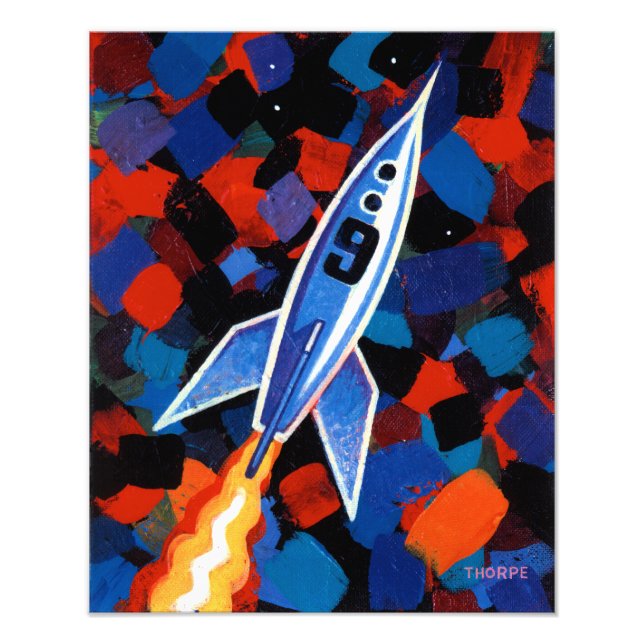 Rocket #9 fototryck (Framsidan)