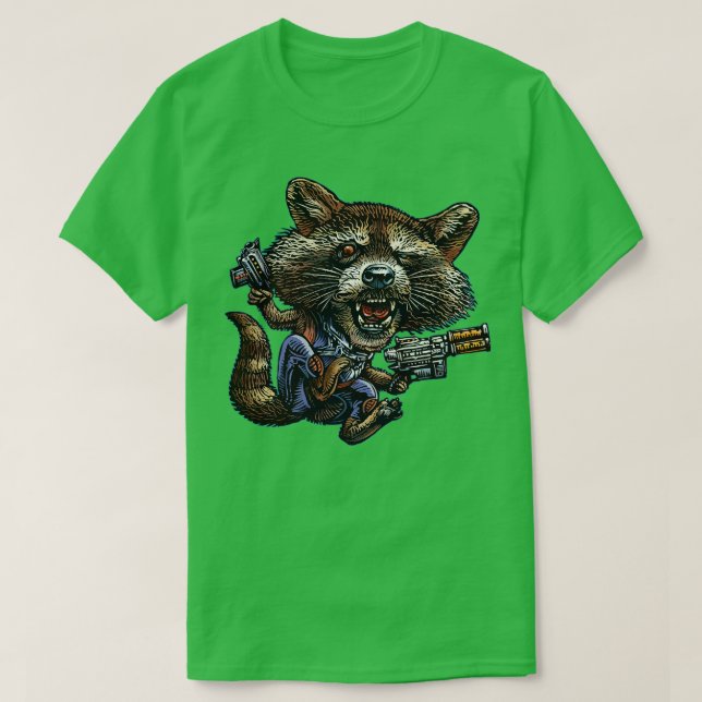 Rocket Attack T Shirt (Design framsida)