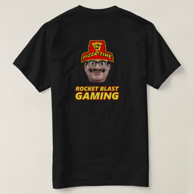 Rocket Blast Gaming Shirt T (Design baksida)