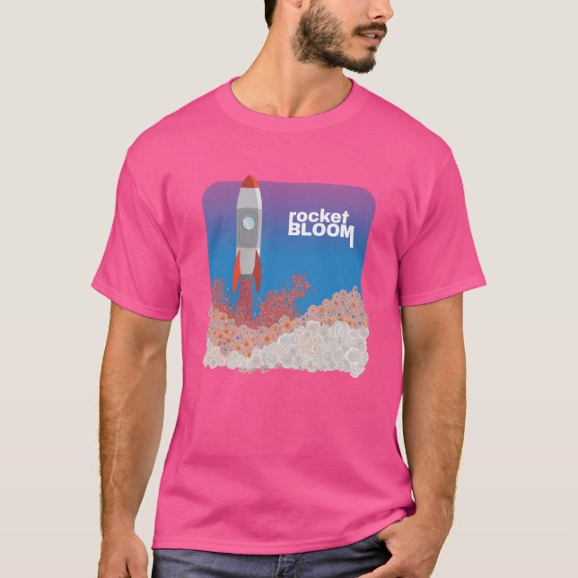 Rocket Bloom T Shirt (Framsida)