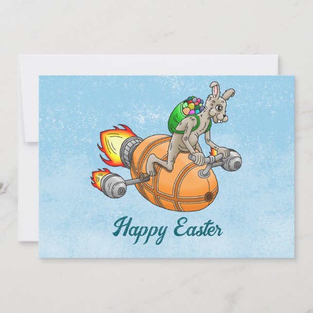 Rocket Bunny Julkort (Framsida)