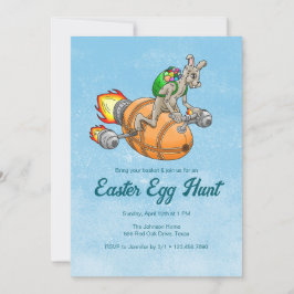 Rocket Bunny's Egg Hunt Inbjudningar