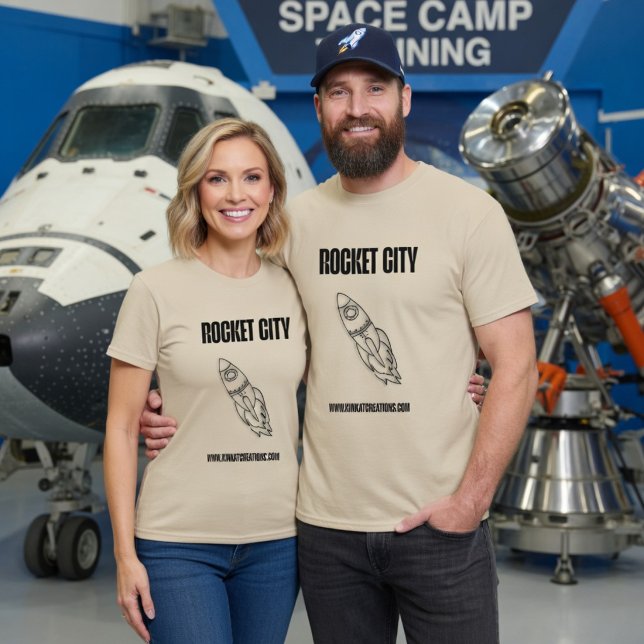 Rocket City Enkel T Shirt (Skapare uppladdad)
