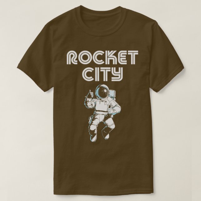 Rocket City Huntsville AL Alabama T Shirt (Design framsida)