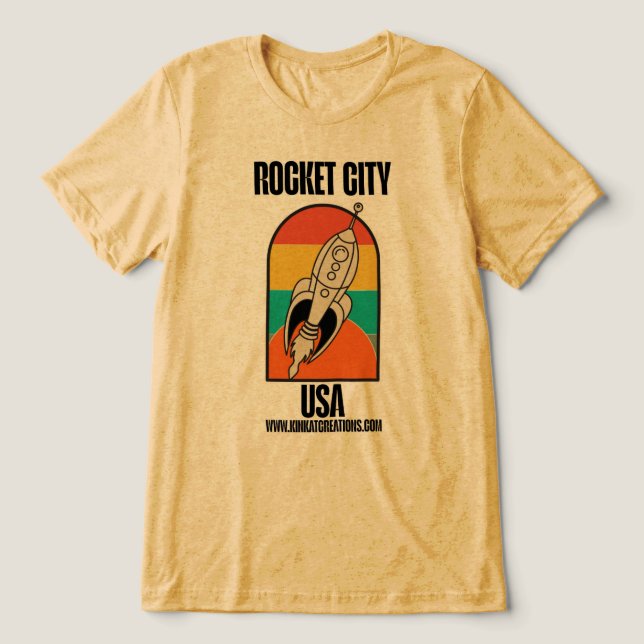 Rocket City USA 1 T Shirt (Design Framsida)