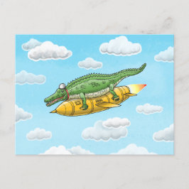 Rocket Croc Helg Vykort