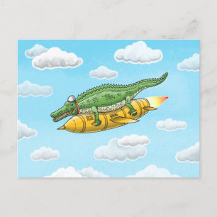 Rocket Croc Helg Vykort