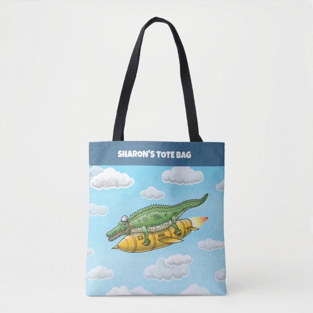Rocket Crocodile Tygkasse (Framsida)