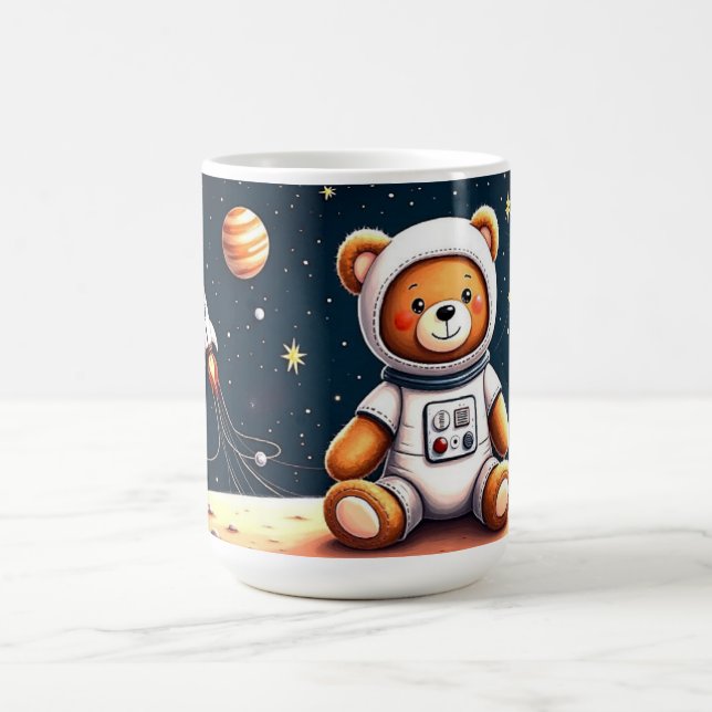 Rocket Drömmar Teddy Astronaut Kaffemugg (Center)