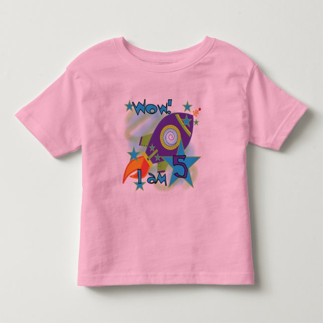 Rocket Frakt 5:e födelsedag T-shirts och gåvor (Framsida)