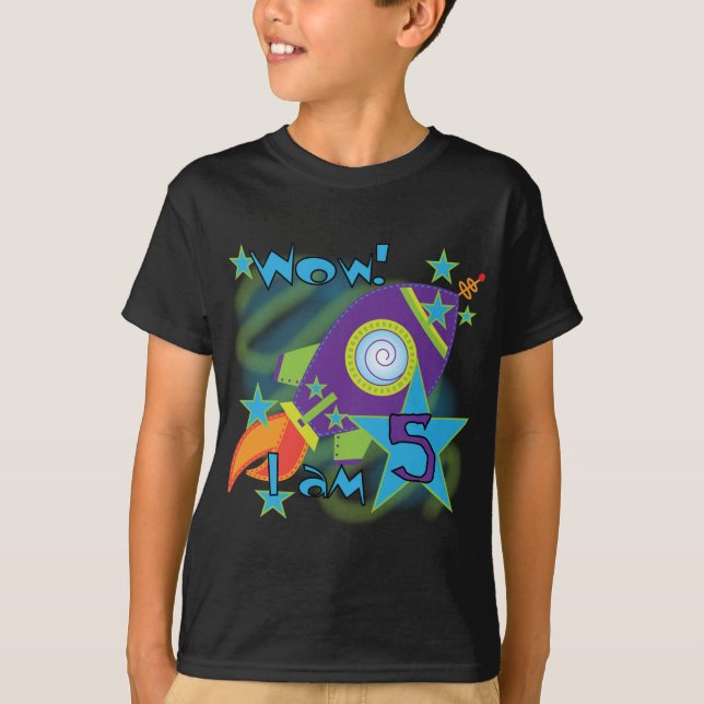 Rocket Frakt 5:e födelsedag T-shirts och gåvor (Framsida)