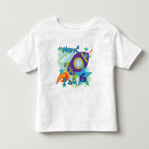 Rocket Frakt 6e Birthday Tshirts och Gifts