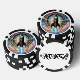 Rocket Frakt Poker Chip Poker Marker