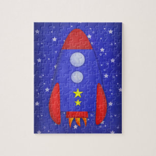 Rocket Frakt Puzzle Pussel