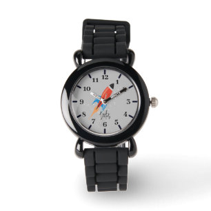 Rocket Frakt Space Silver Glitter Armbandsur