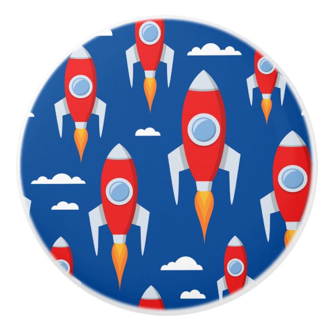 Rocket Fraktaser Boys Room Knopp (Framsidan)