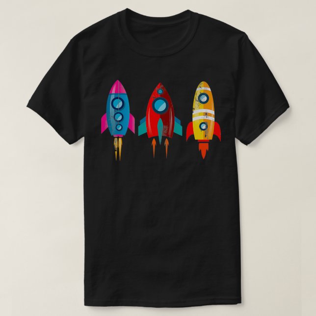 Rocket Fraktass Astronaut T Shirt (Design framsida)