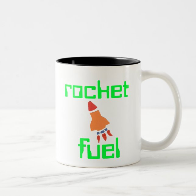 Rocket Fuel Fars dag-present Två-Tonad Mugg (Höger)