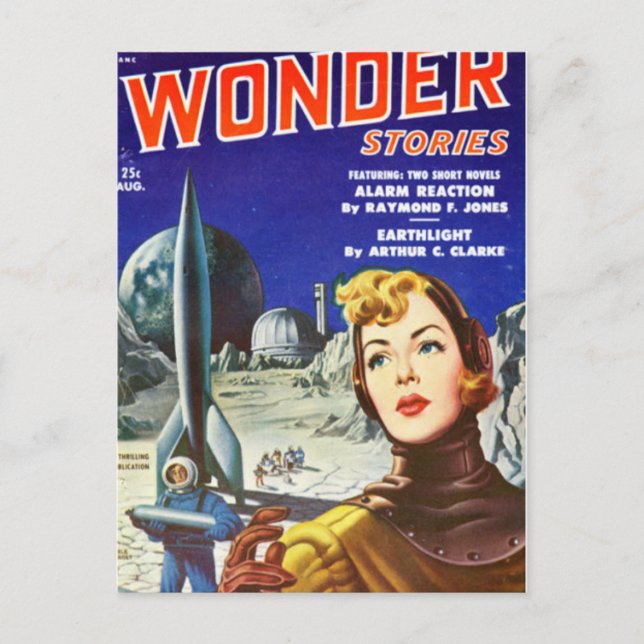 Rocket Girl Vykort (Framsida)