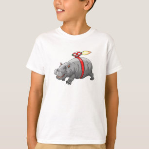 Rocket Hippos Jetpack-åkning T Shirt
